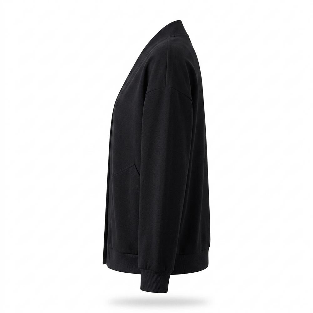 Lederjacken Outlet24 - Zepav | Verschlusslose Kragenlose Jacke Damen