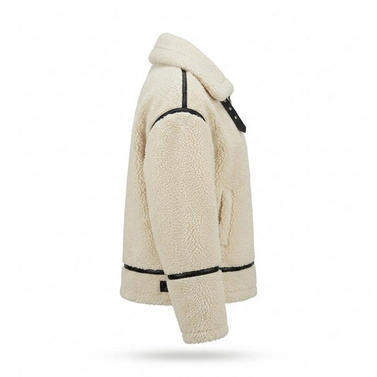 Lederjacken Outlet24 - Kasil | Gefüttert Paspeliert Jacke Damen