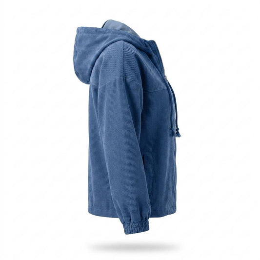 Lederjacken Outlet24 - Diful | Gerippt Reißverschluss Jacke Damen