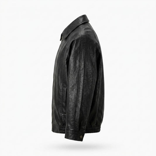 Lederjacken Outlet24 - Dapat | Gekragte Elastische Lederjacke Herren