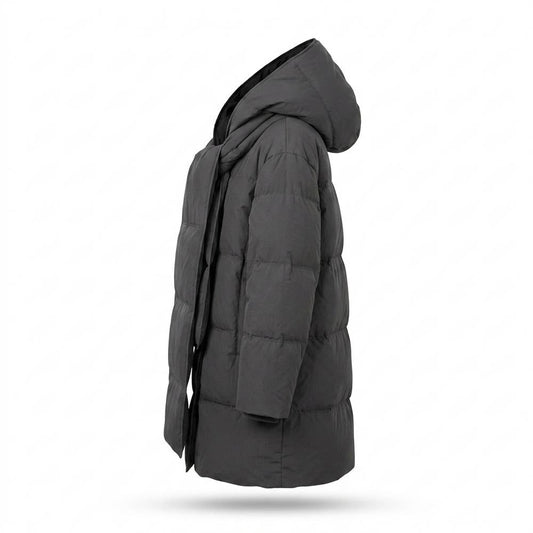 Lederjacken Outlet24 - Eabin | Wattiert Lang Mantel Damen