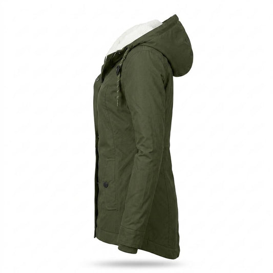 Lederjacken Outlet24 - Dovor | Gefüttert Tailliert Jacke Damen