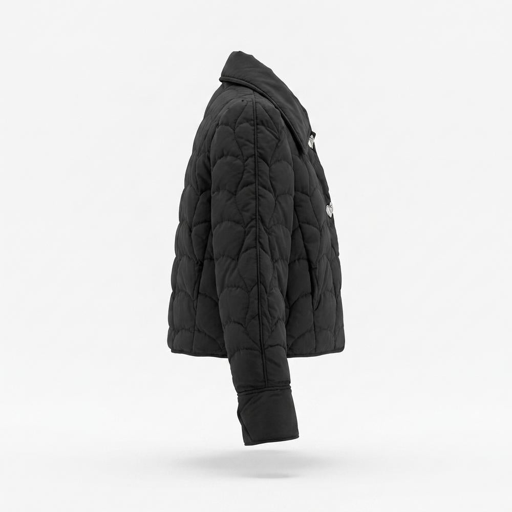 Lederjacken Outlet24 - Dogam | Gesteppt Geknöpft Jacke Damen