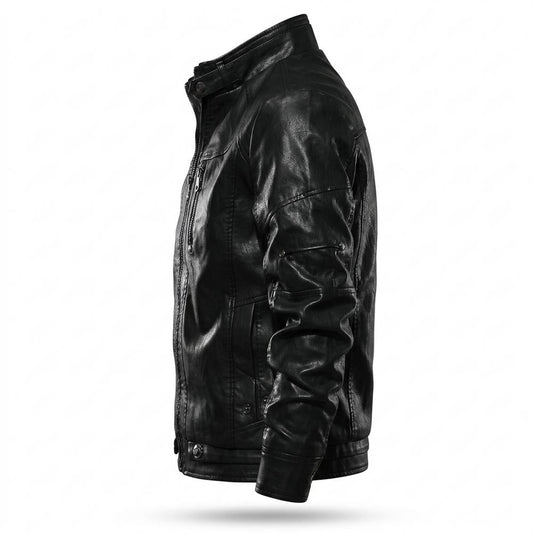Lederjacken Outlet24 - Lidon | Gesteppt Körperbetont Lederjacke Herren