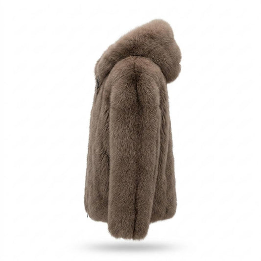Lederjacken Outlet24 - Mihum | Gefütterte Pelzartige Jacke Unisex