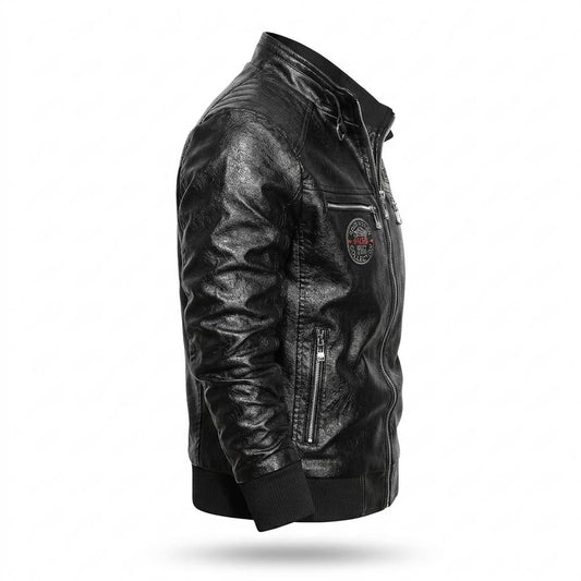 Lederjacken Outlet24 - Lymar | Gesteppt Gefüttert Lederjacke Herren