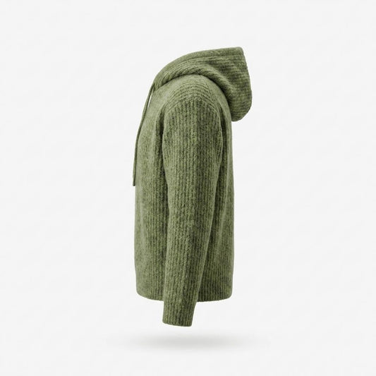 Lederjacken Outlet24 - Dasom | Grobgestrickt Strukturiert Hoodie Unisex