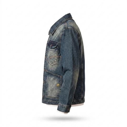 Lederjacken Outlet24 - Dudor | Gefüttert Gewaschen Jacke Herren