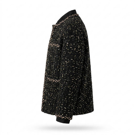 Lederjacken Outlet24 - Netes | Strukturiert Kragenlos Jacke Damen