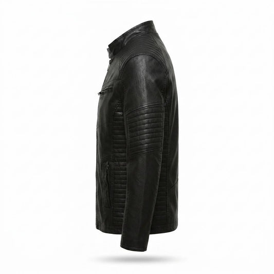 Lederjacken Outlet24 - Lupot | Gesteppt Tailliert Lederjacke Herren
