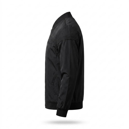 Lederjacken Outlet24 - Cizid | Plissiert Reißverschluss Jacke Herren