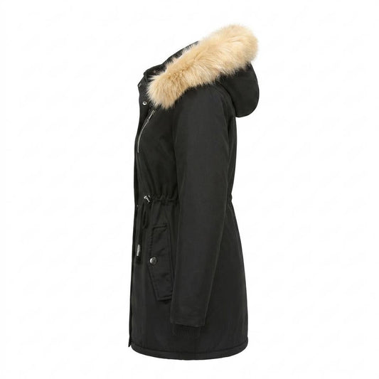 Lederjacken Outlet24 - Tadim | Gefütterter Taillierter Mantel Damen