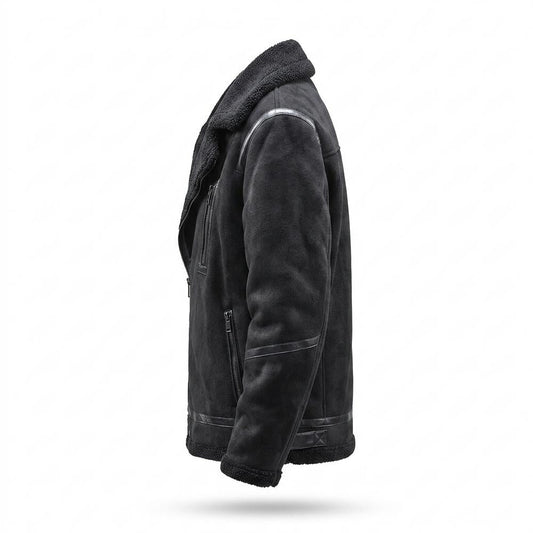 Lederjacken Outlet24 - Misis | Gefüttert Veloursartig Wildleder-Jacke Herren