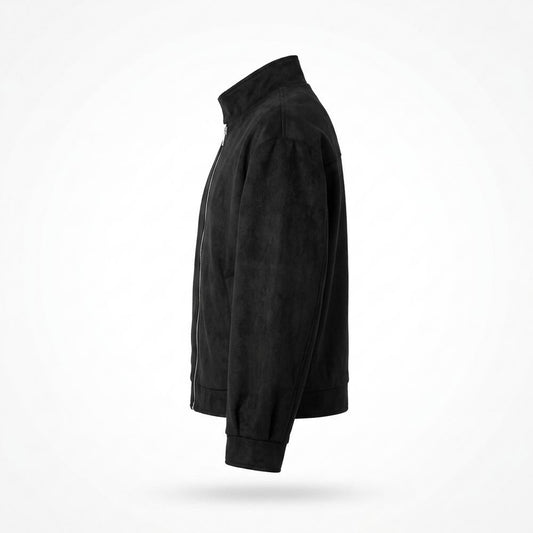 Lederjacken Outlet24 - Sepil | Reißverschluss Velourartig Wildleder-Jacke Damen