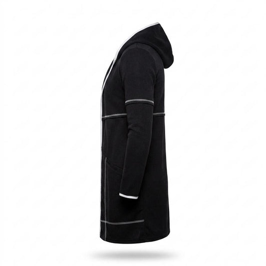 Lederjacken Outlet24 - Eozir | Langgeschnittener Kontrastfarbener Cardigan Herren