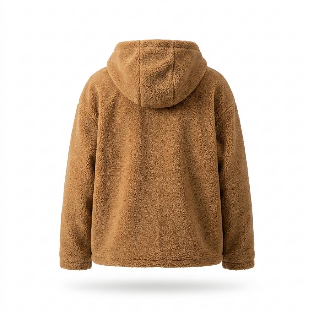 Lederjacken Outlet24 - Dukim | Reißverschluss Teddy Jacke Unisex