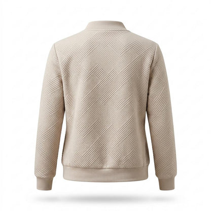 Lederjacken Outlet24 - Yusad | Strukturiert Reißverschluss Jacke Damen