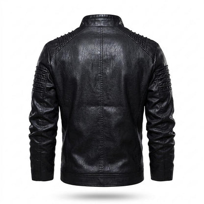 Lederjacken Outlet24 - Terid | Gesteppt Gefüttert Lederjacke Herren