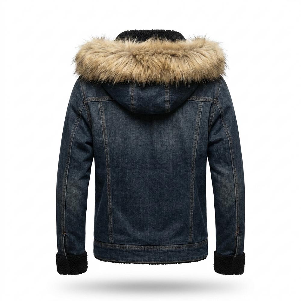 Lederjacken Outlet24 - Ribin | Gefüttert Geknöpft Jacke Herren