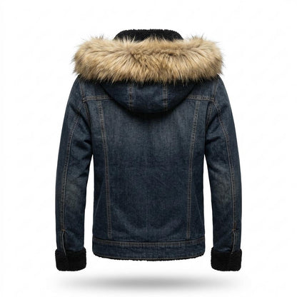 Lederjacken Outlet24 - Ribin | Gefüttert Geknöpft Jacke Herren