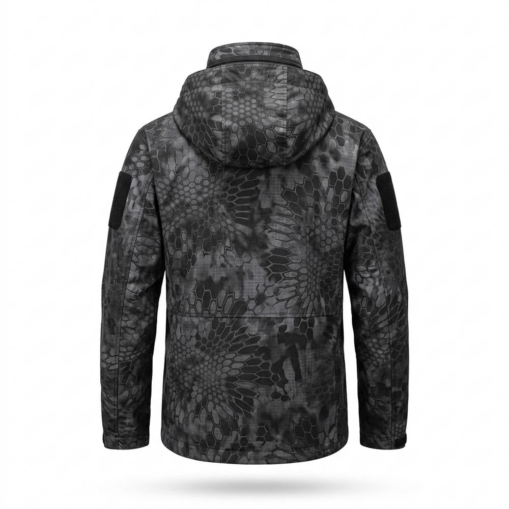 Lederjacken Outlet24 - Tasas | Gemustert Kapuzen Jacke Herren