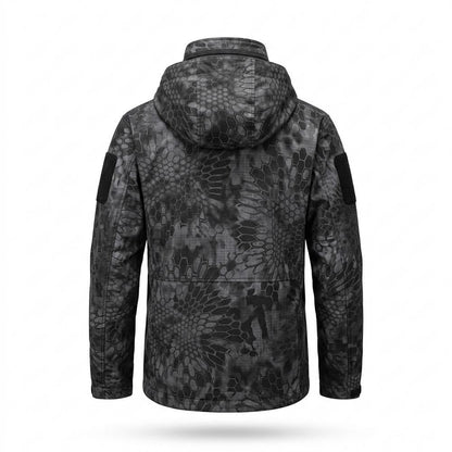 Lederjacken Outlet24 - Tasas | Gemustert Kapuzen Jacke Herren