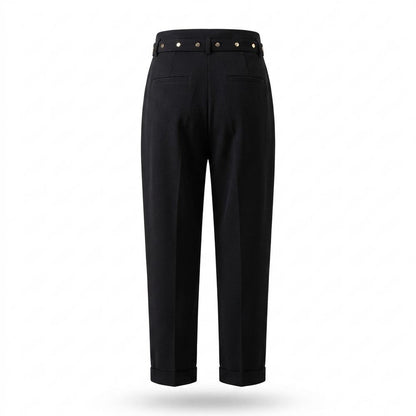 Lederjacken Outlet24 - Yabur | Gegürtete Plissierte Hose Damen