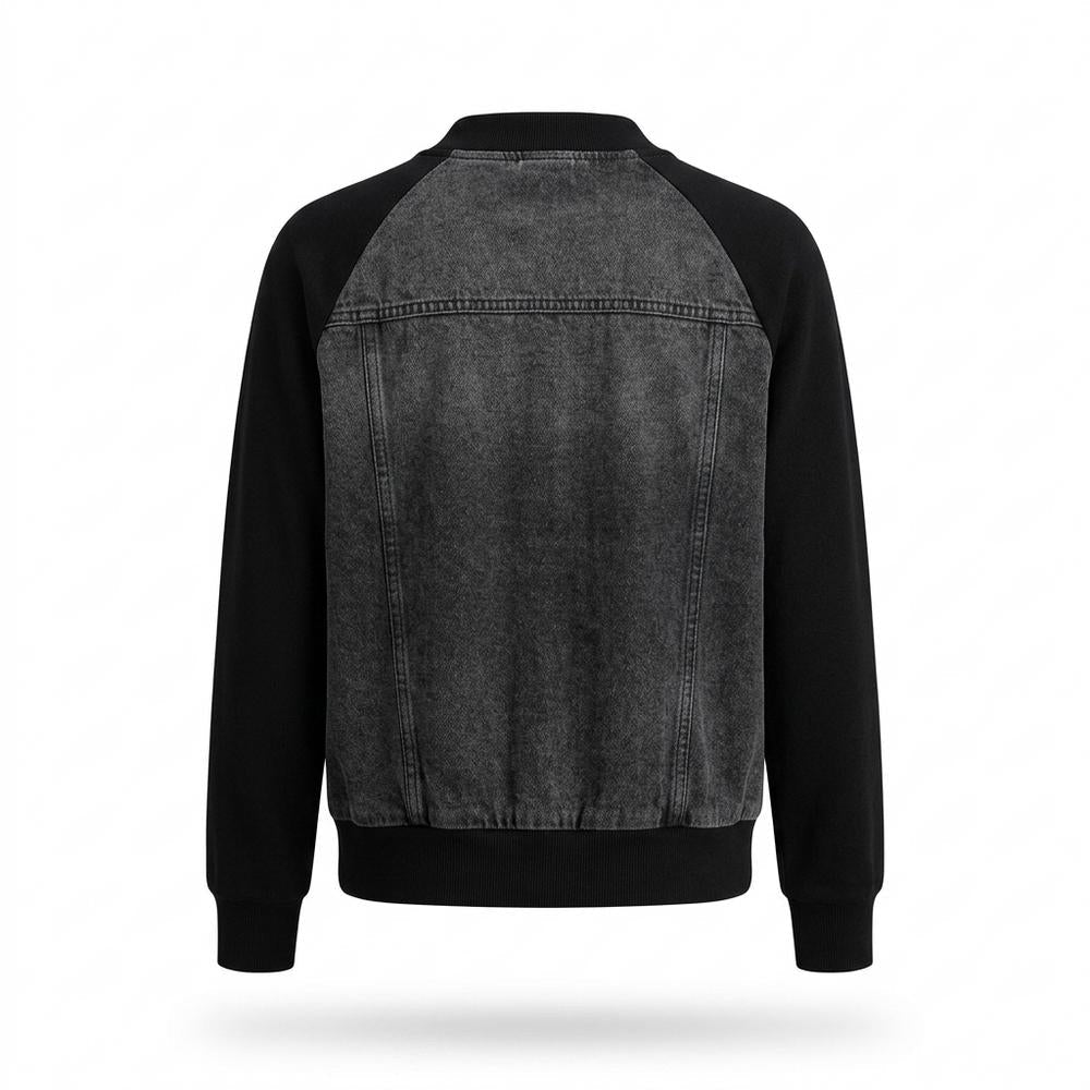 Lederjacken Outlet24 - Dobik | Kombinierte Zweifarbige Jacke Damen