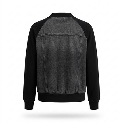 Lederjacken Outlet24 - Dobik | Kombinierte Zweifarbige Jacke Damen