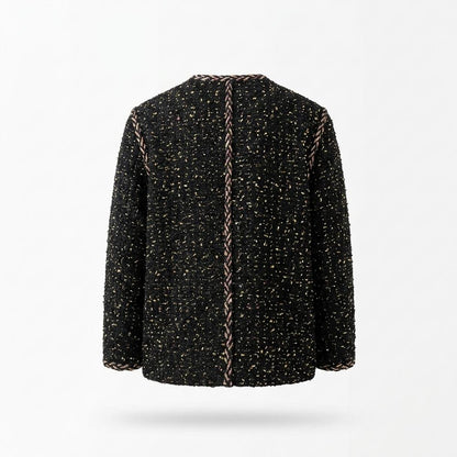 Lederjacken Outlet24 - Netes | Strukturiert Kragenlos Jacke Damen