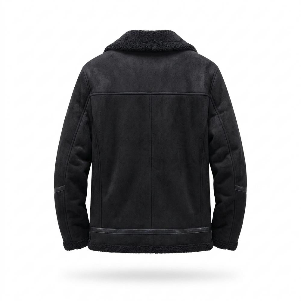 Lederjacken Outlet24 - Misis | Gefüttert Veloursartig Wildleder-Jacke Herren