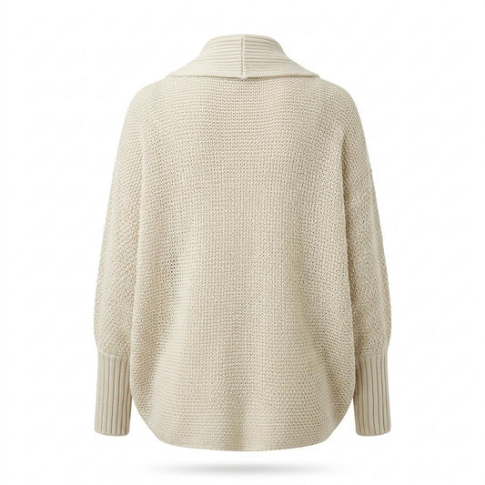 Lederjacken Outlet24 - Dorun | Schalkragen Strick Cardigan Damen