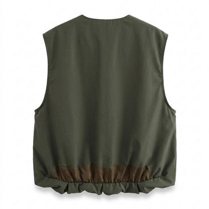 Lederjacken Outlet24 - Yapem | Gefütterte Kragenlose Weste Unisex