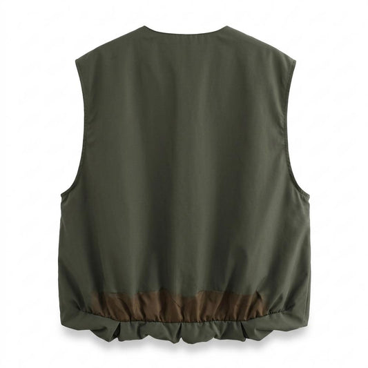 Lederjacken Outlet24 - Yapem | Gefütterte Kragenlose Weste Unisex
