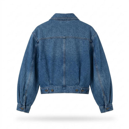 Lederjacken Outlet24 - Audat | Verkürzte Weite Jacke Damen