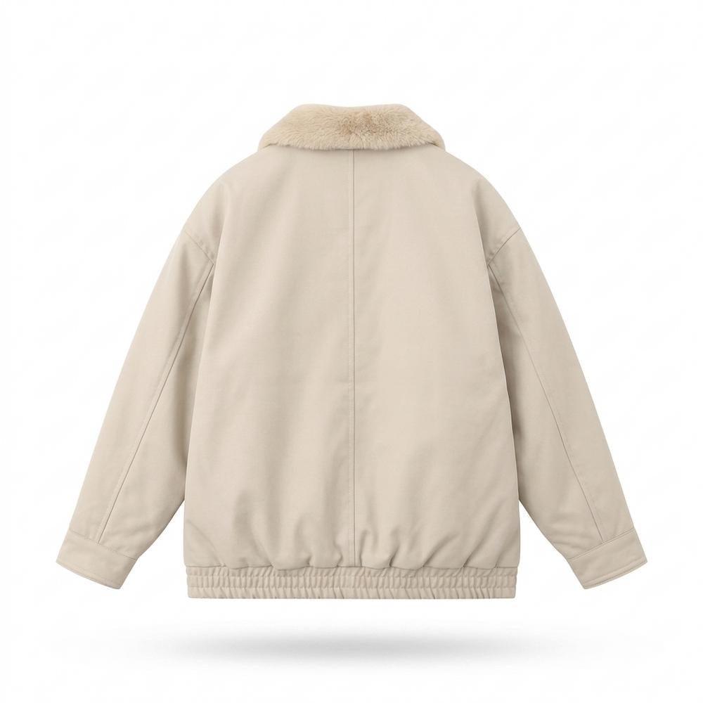 Lederjacken Outlet24 - Vawel | Gefüttert Locker Jacke Unisex