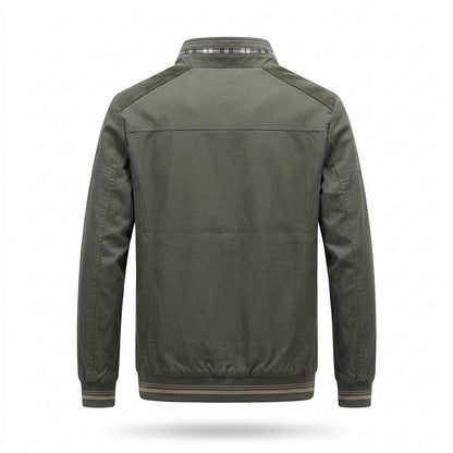 Lederjacken Outlet24 - Relam | Gefütterte Gerippte Jacke Herren