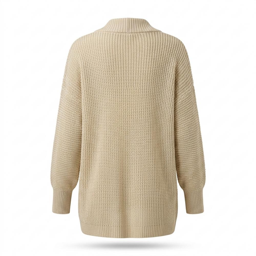 Lederjacken Outlet24 - Kevil | Grob Gestrickt Cardigan Damen