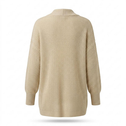 Lederjacken Outlet24 - Kevil | Grob Gestrickt Cardigan Damen