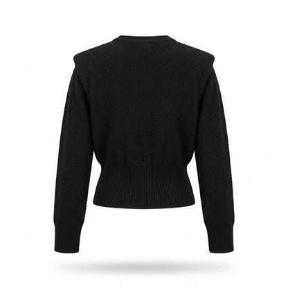 Lederjacken Outlet24 - Nikom | Strukturiert Tailliert Cardigan Damen