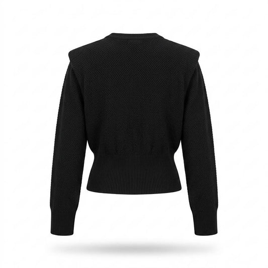 Lederjacken Outlet24 - Nikom | Strukturiert Tailliert Cardigan Damen
