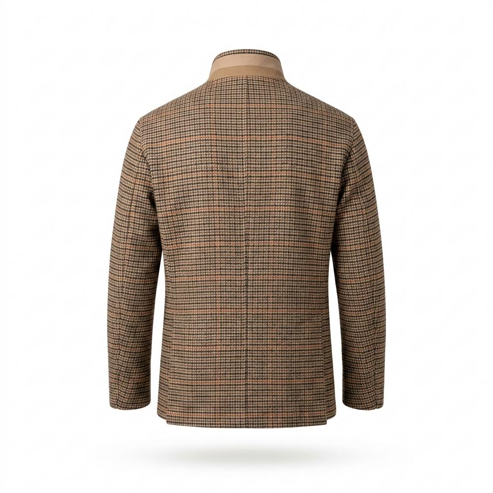 Lederjacken Outlet24 - Lafel | Kariert Gestrickt Jacke Herren