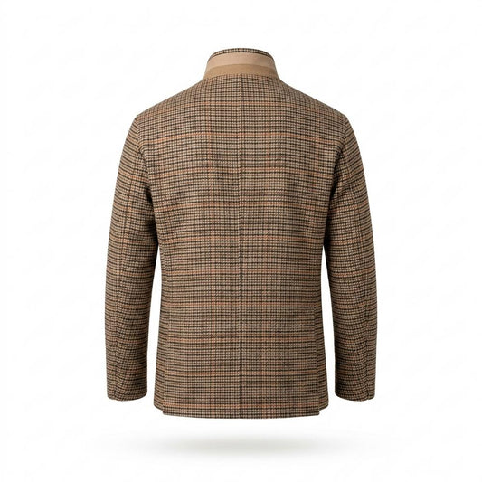 Lederjacken Outlet24 - Lafel | Kariert Gestrickt Jacke Herren