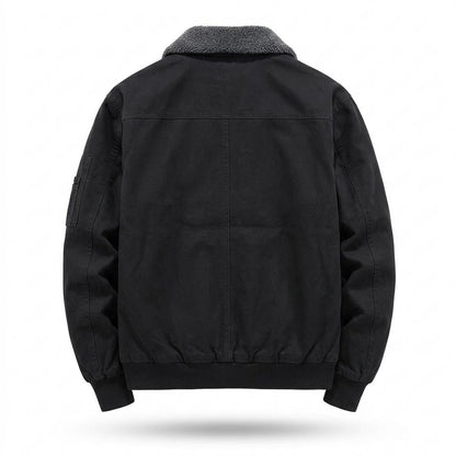 Lederjacken Outlet24 - Muwur | Gefütterte Flieger Jacke Herren