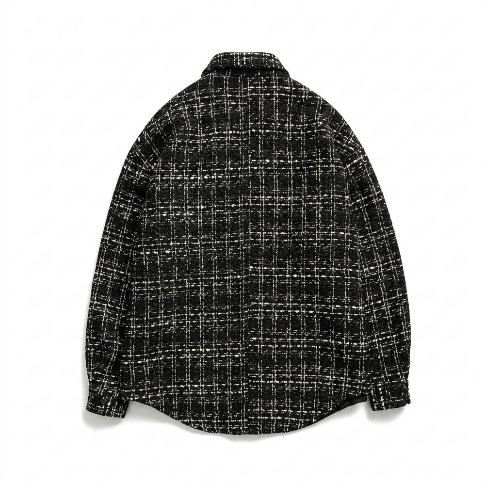 Lederjacken Outlet24 - Kezan | Strukturiertes Kariertes Hemd Unisex
