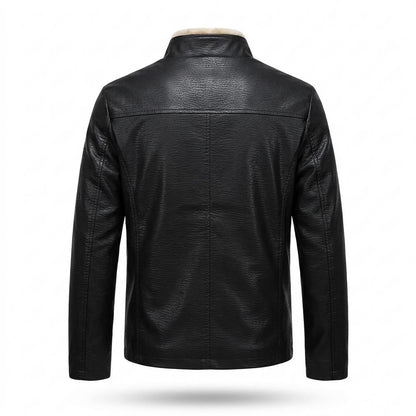 Lederjacken Outlet24 - Eugor | Gefütterte Wärmende Lederjacke Herren