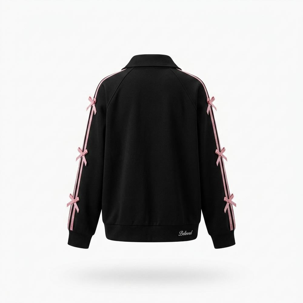 Lederjacken Outlet24 - Auman | Applizierte Langärmlige Jacke Damen