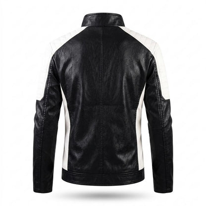 Lederjacken Outlet24 - Sepat | Gefüttert Zweifarbig Lederjacke Herren