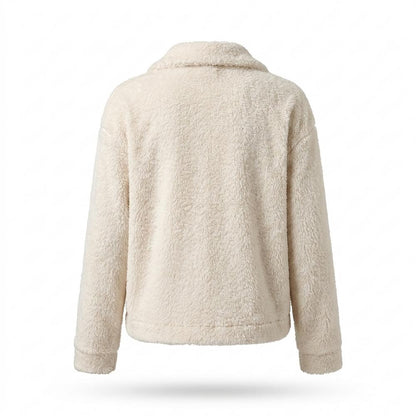 Lederjacken Outlet24 - Eohuv | Flauschige Geknöpfte Jacke Damen