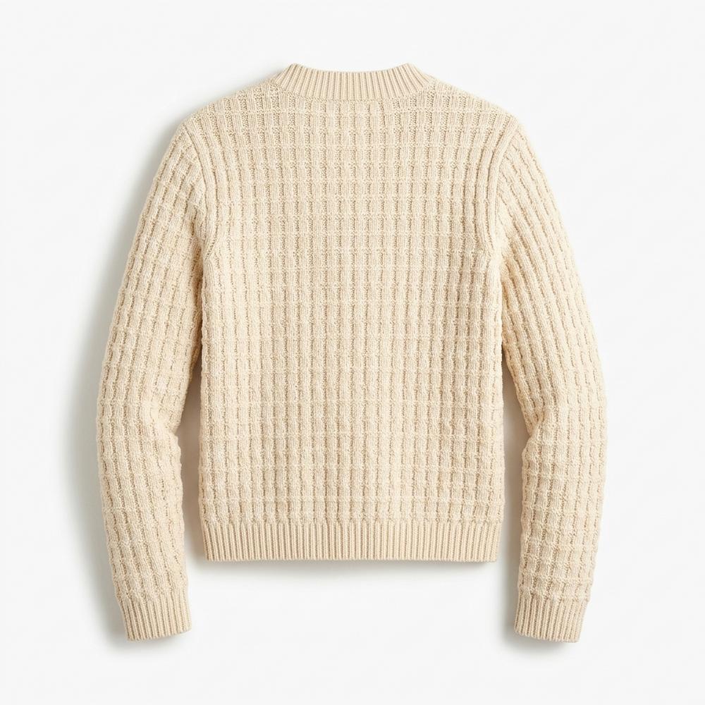 Lederjacken Outlet24 - Cagum | Strukturierter Langärmliger Cardigan Damen